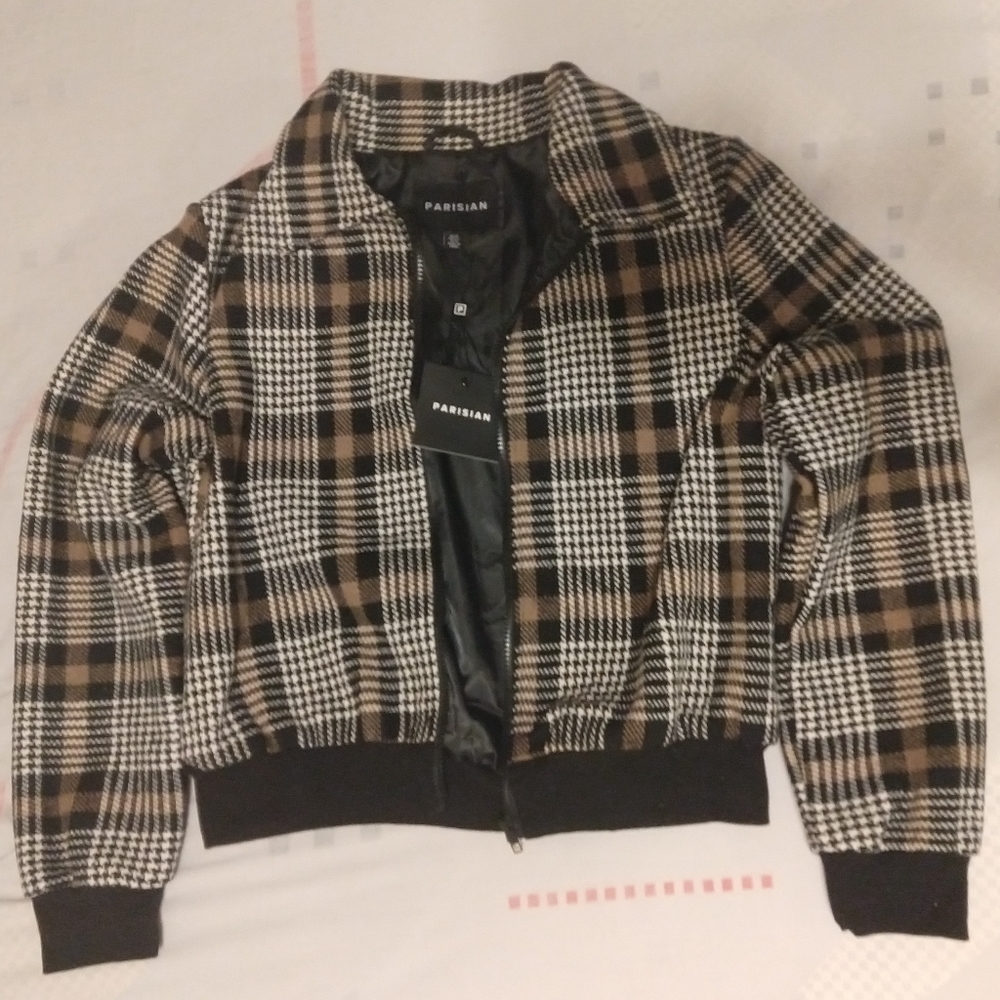 Cropped Parisian Tartan Jacket